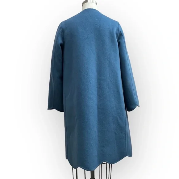 Weekend Max Mara Floral Appliqué Wool Swing Coat - Picture 5 of 13